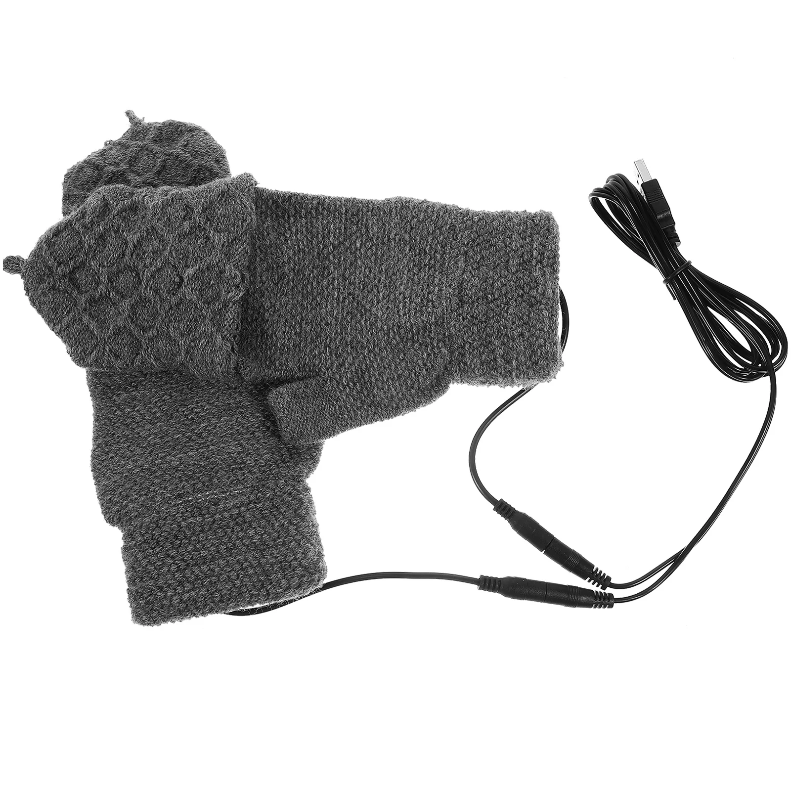 

1Pair Heated Gloves for Women Men Portable Thermal Gloves USB Powered Warm Hand Warmer for Cold Weather Activities