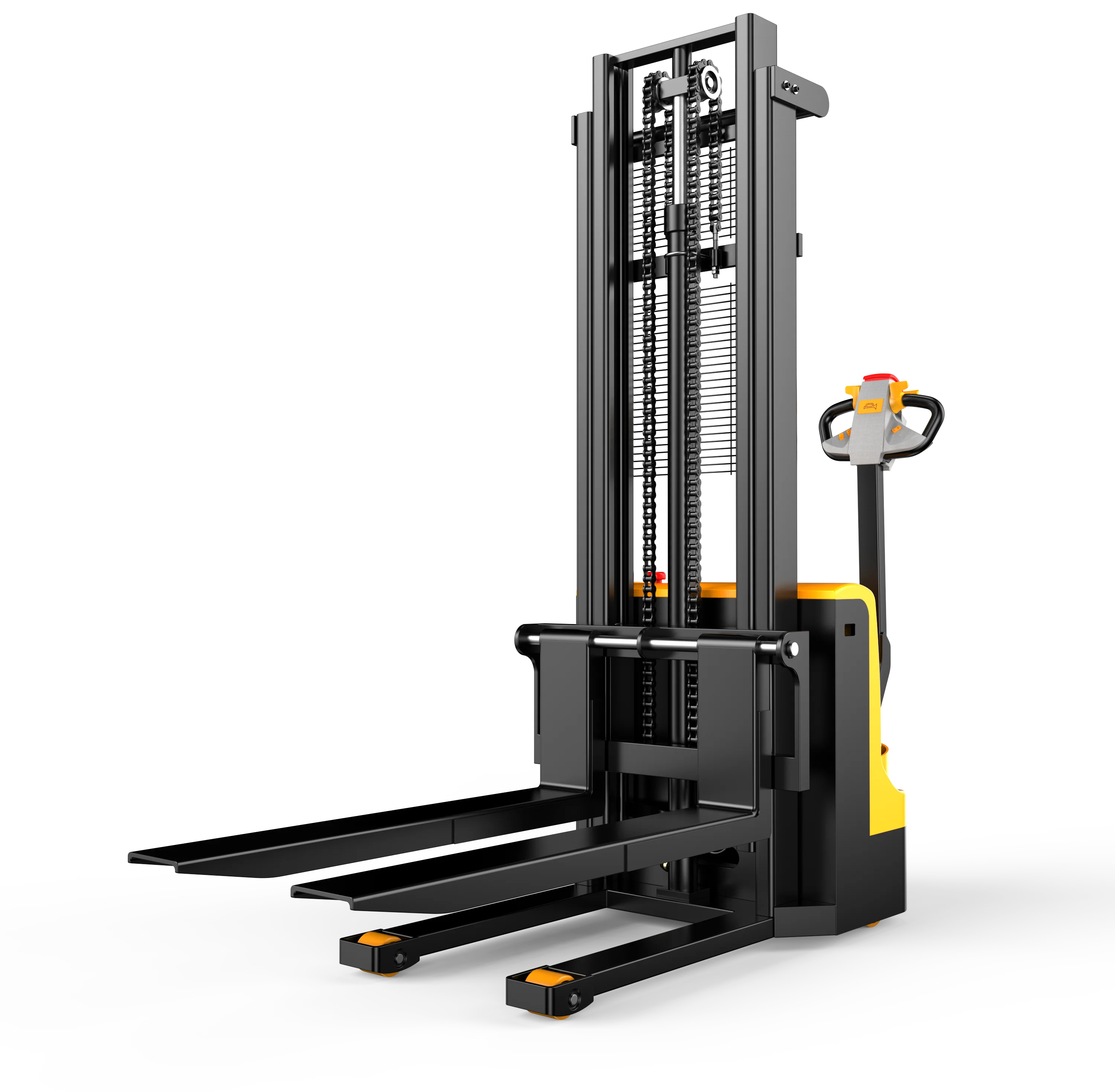 2 Ton Full Electric Stacker Walkie Pallet Self Loading Walking Stacker