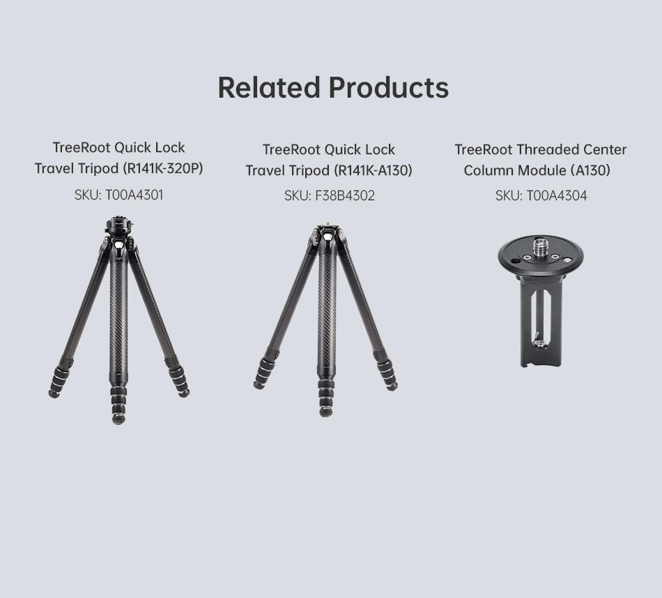 Ulanzi falcam treeroot Mittels äulen modul mit Gewinde oder f38 pro qr Trigger invertierter Kugelkopf für Treeroot Quick Lock Stativ – Detail 18