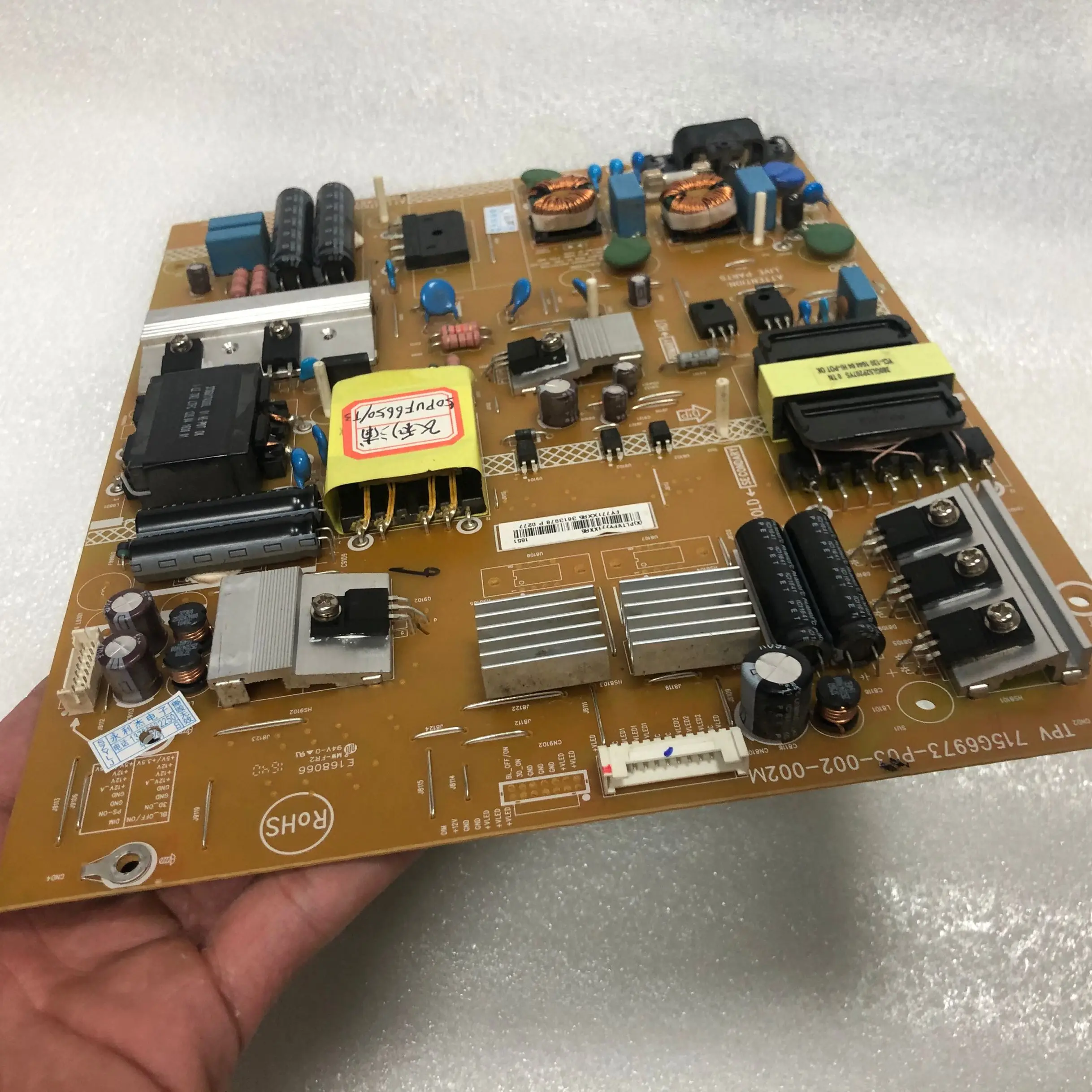 good work in stock power board 50PUF6650/T3 power board 715G6973-P03-002-002M