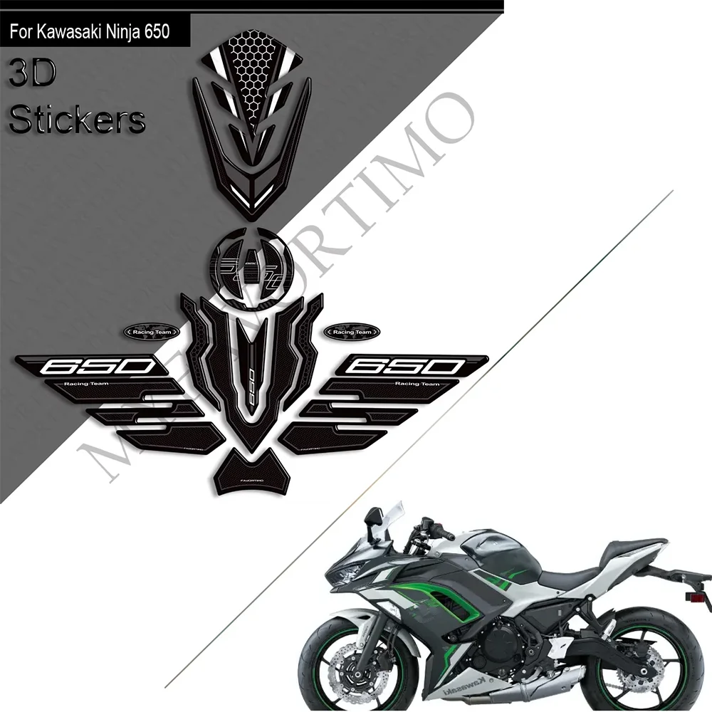 

For kawasaki Ninja Z650 Motorcycle Fuel Tank Sticker Moto Decals Stickers on Motorcycle NinjaZ650 NinjaZ 650 Z 650 2020-2025