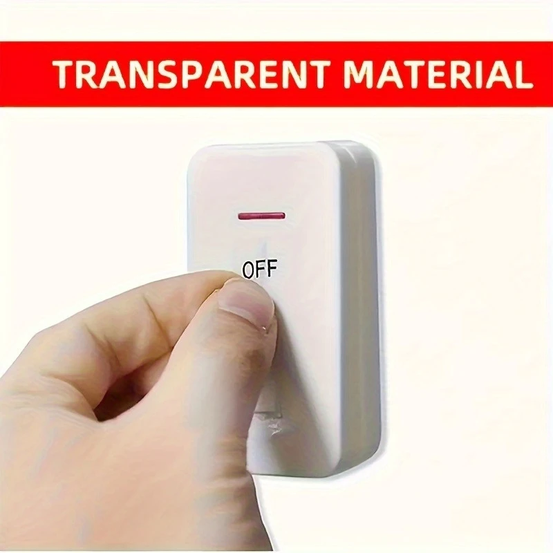 

3set Transparent Switch Label Sticker Self-Adhesive Home Switch Marking Stickers For Bedroom Bathroom Kitchen Light Switch Label