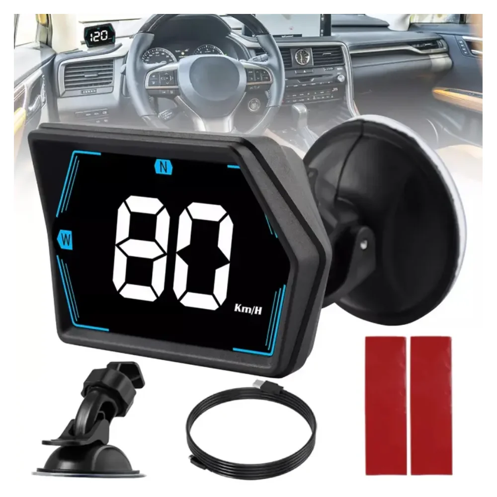 G20 High-Definition Car Head-Up Display Speedometer with HD Driving Projection Switchable KM/H MPH GPS HUD