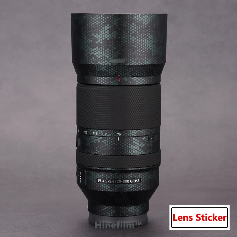 

For Sony FE70-300 Lens Decal Skins SEL70300G Wrap Cover for Sony FE 70-300mm f/4.5-5.6 G OSS Lens Premium Sticker 70300 Skin