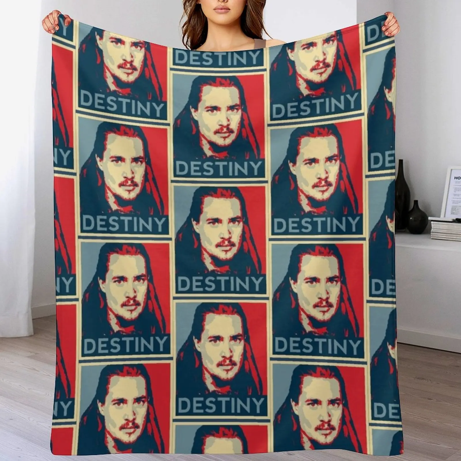 Uhtred_s Destiny Throw Blanket Compact Warm Blanket for Car Road Trip