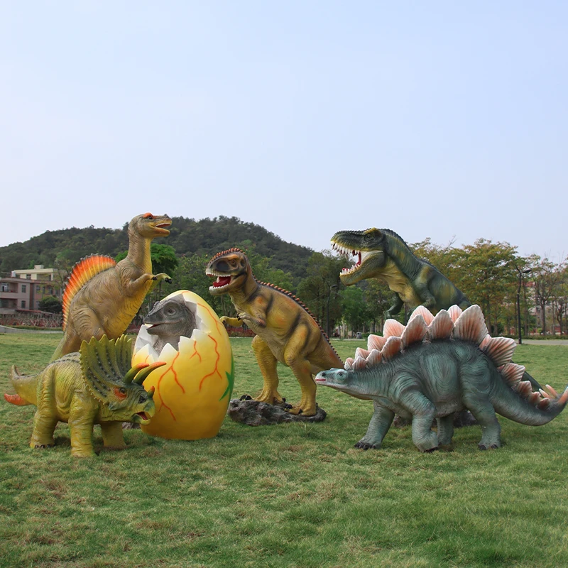 resin crafts decoration party dinosaur/ ride on 6ft dinosaur for kids statue/animatronic dinosaur theme  amusement park