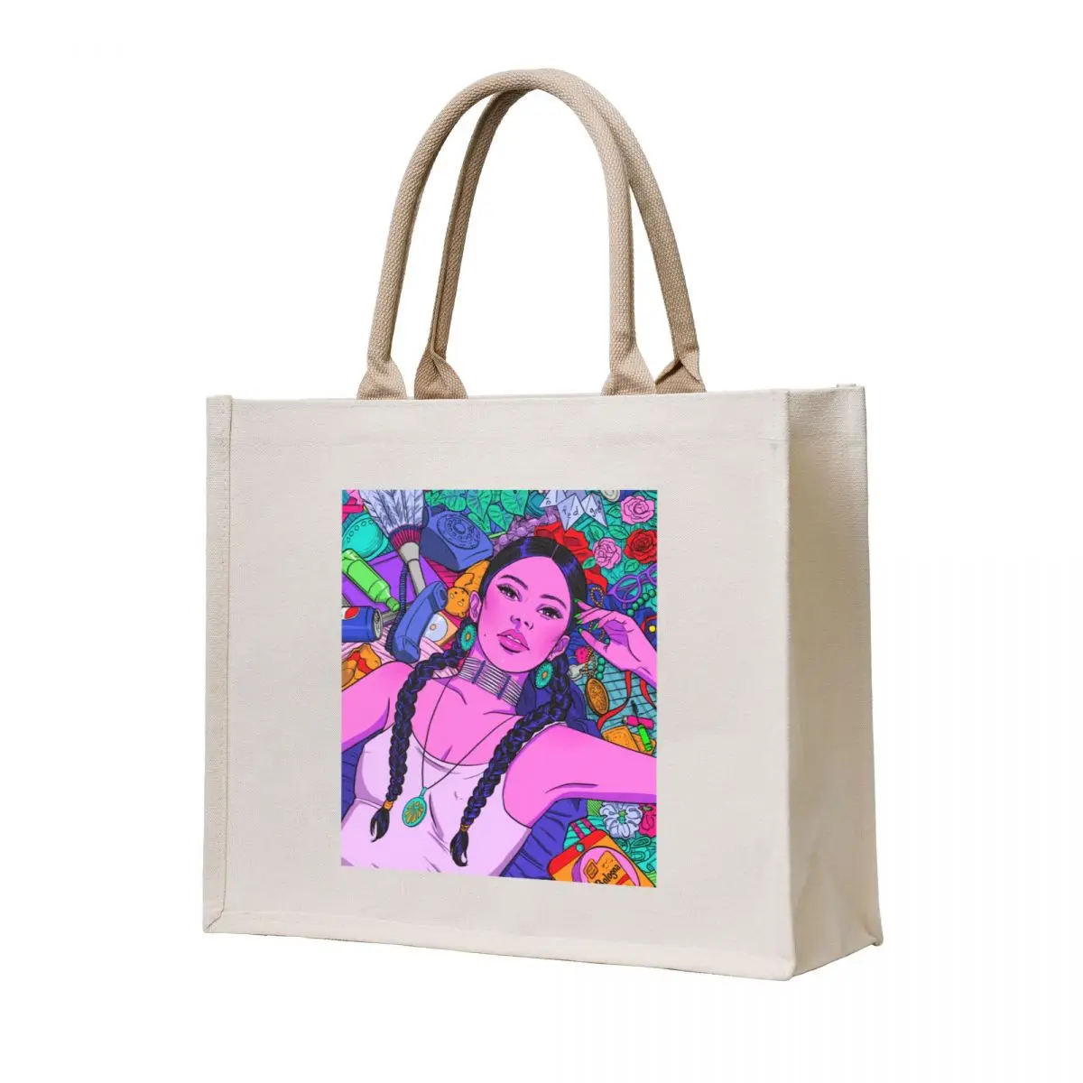 

90s Native Tote Bag large size bags tote bag woman bags woman 2025