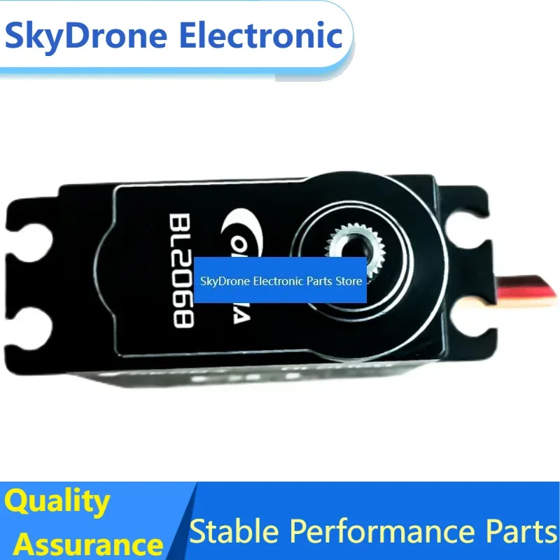 SkyDElBL2068HV 8.4V 60KG 0.08sec Corona Futaba Magnetic Brushless Waterproof Steel Gear 88g IP68 Metal Servo For Crawler Buggy