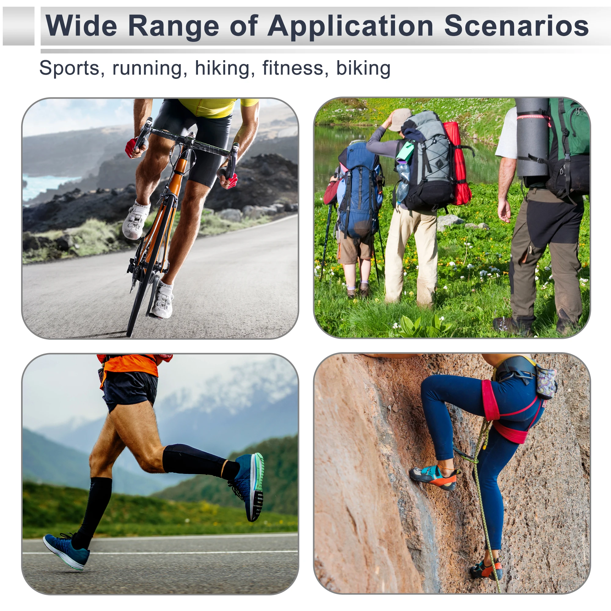 X Autohaux Kaus Kaki Bersepeda Anti Selip Penyerap Keringat Anti Gesekan Kaus Kaki Sepeda Luar Ruangan Netral dan Universal dengan Reflektif