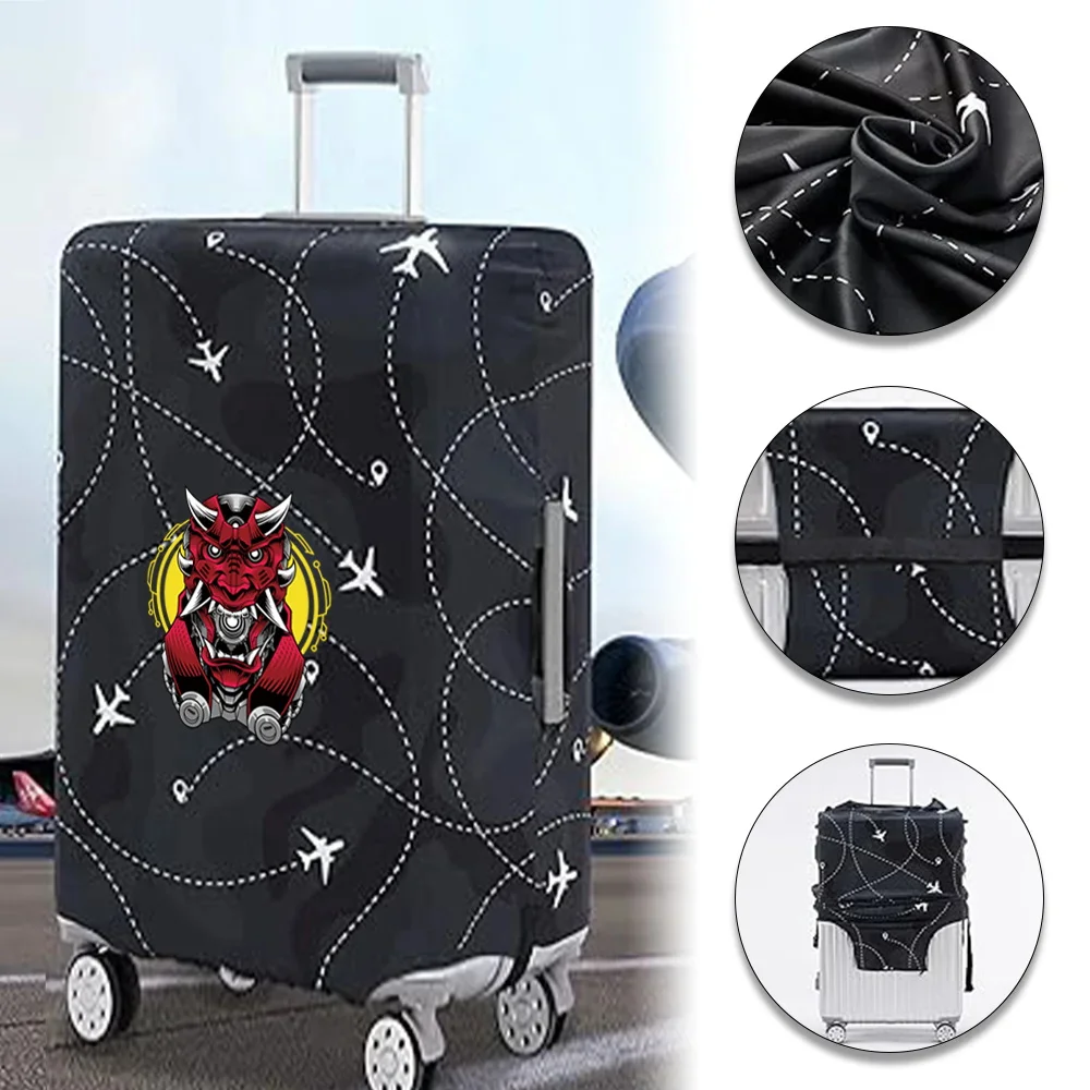 Travel Suitcase Cover Suitable for 18-32 Inch Thick Luggage Dust Covers Monster Series Baggage Protection Covers Outdoor Holiday