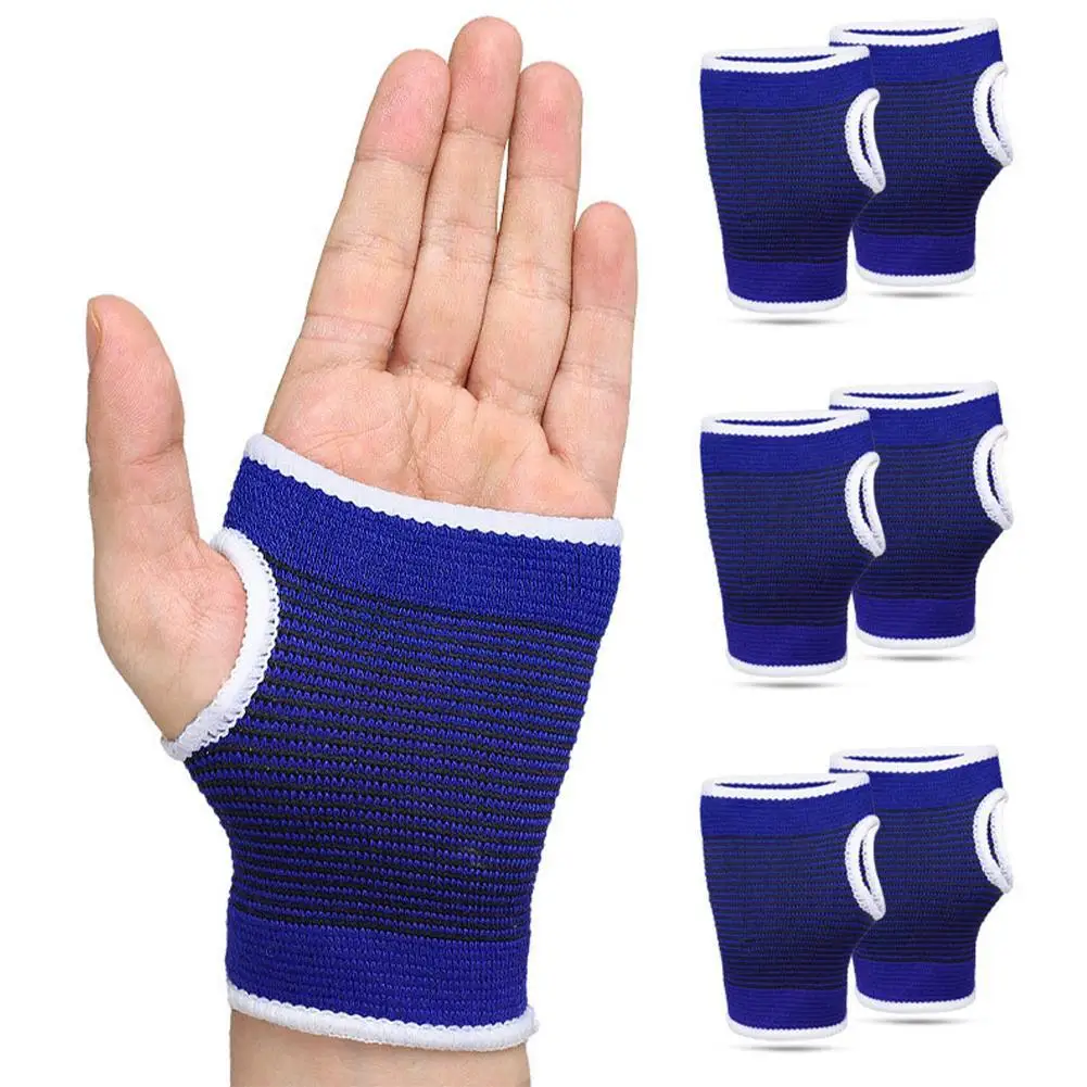 1Pair New Copper Ion Sports Palm Guard, Knitted Gloves, Unisex Basketball Typing Driving Tennis Wrist Protection