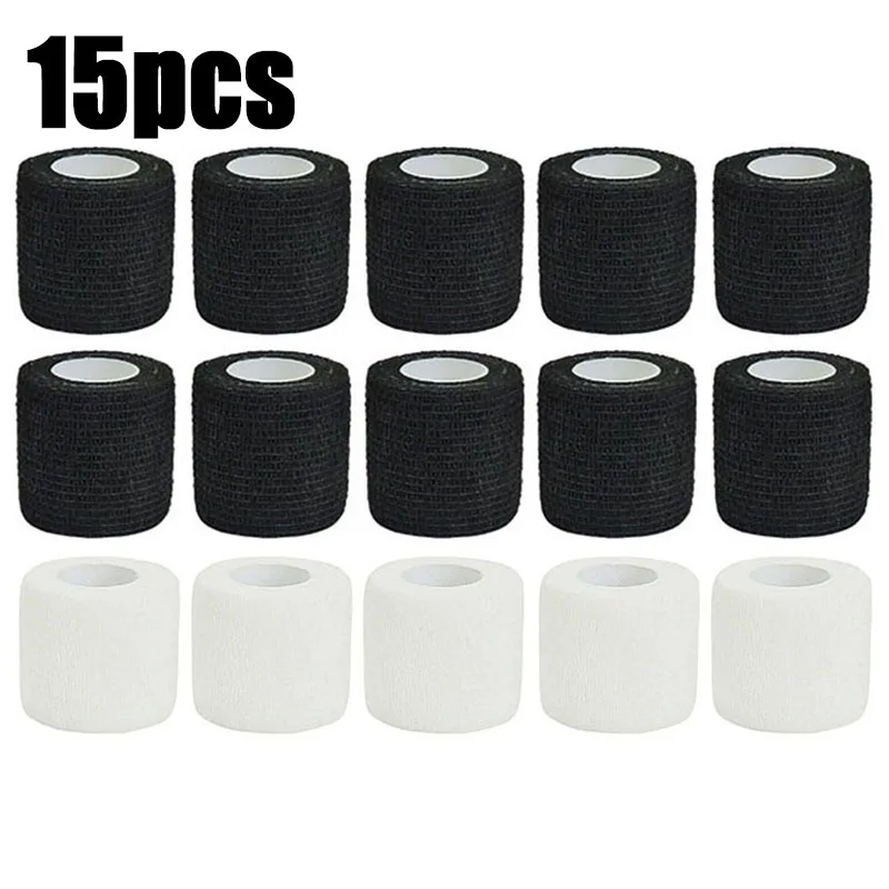

1/3/9/15Pcs Black White Sport Self Adhesive Elastic Bandage Wrap Tape Elastoplast For Knee Support Pads Finger Ankle Palm