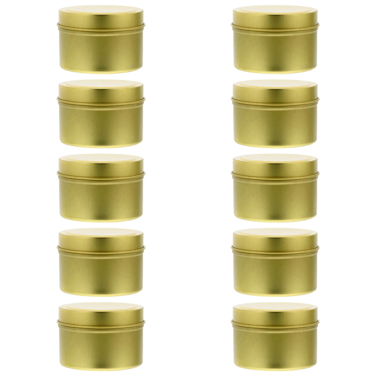 

10 pcs Aromatherapy Cans Tinplate Storage Cans Dustproof Sealed Design For Spices Tea Candies Crafts Dried Fruit Party