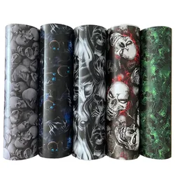 Graffiti Skull Sticker Vinyl Wrap Film Roll Self Adhesive Decal Computer Skateboard Bicycle Car Wrapping Foil