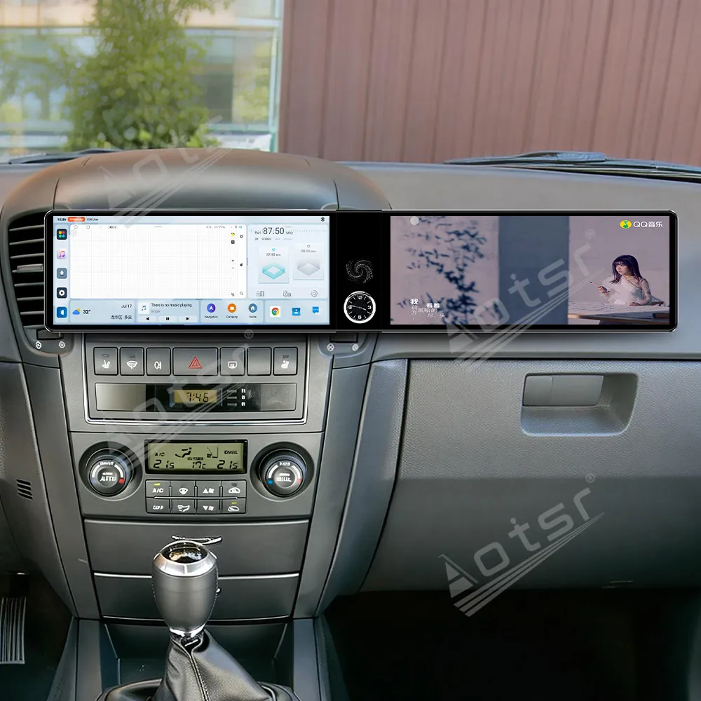 Dual 12.3“ Screen Qualcomm Carplay Android Car Multimedia Automotive For Kia Sorento 2002~2006 GPS Navi Car Radio Head Unit