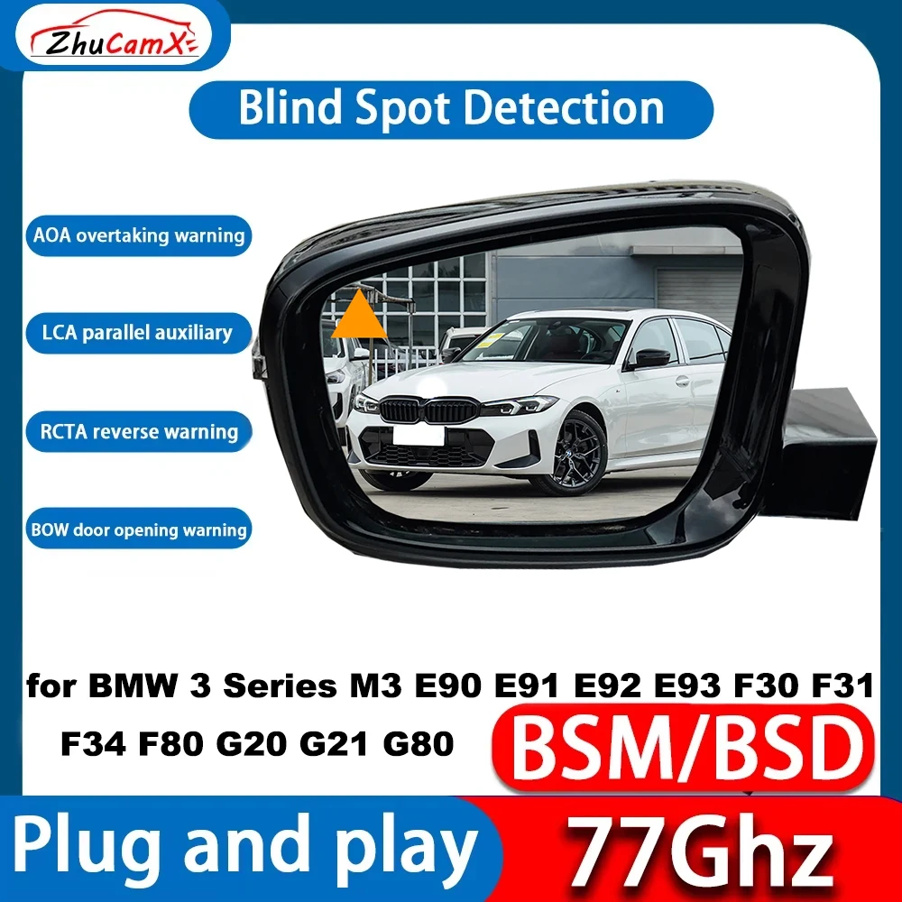

for BMW 3 Series M3 E90 E91 E92 E93 F30 F31 F34 F80 G20 G21 G80 Blind Spot Detection Monitoring Information Lane Assist System