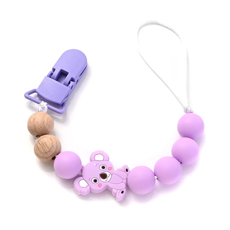 Baby Pacifier Chain Pacifier Rope Silicone Gum Anti Drop Chain Maternal and Child Products Foreign Trade New Model