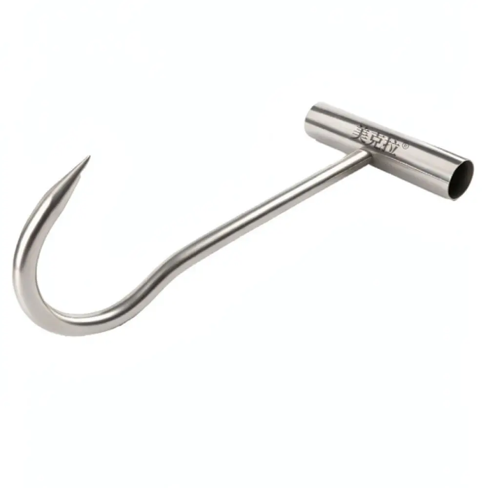 Professional T Shaped Hook Tool For Manhole Sewer Covers Heavy Duty Steel Puller Roller Shutter Door Lifting Gear