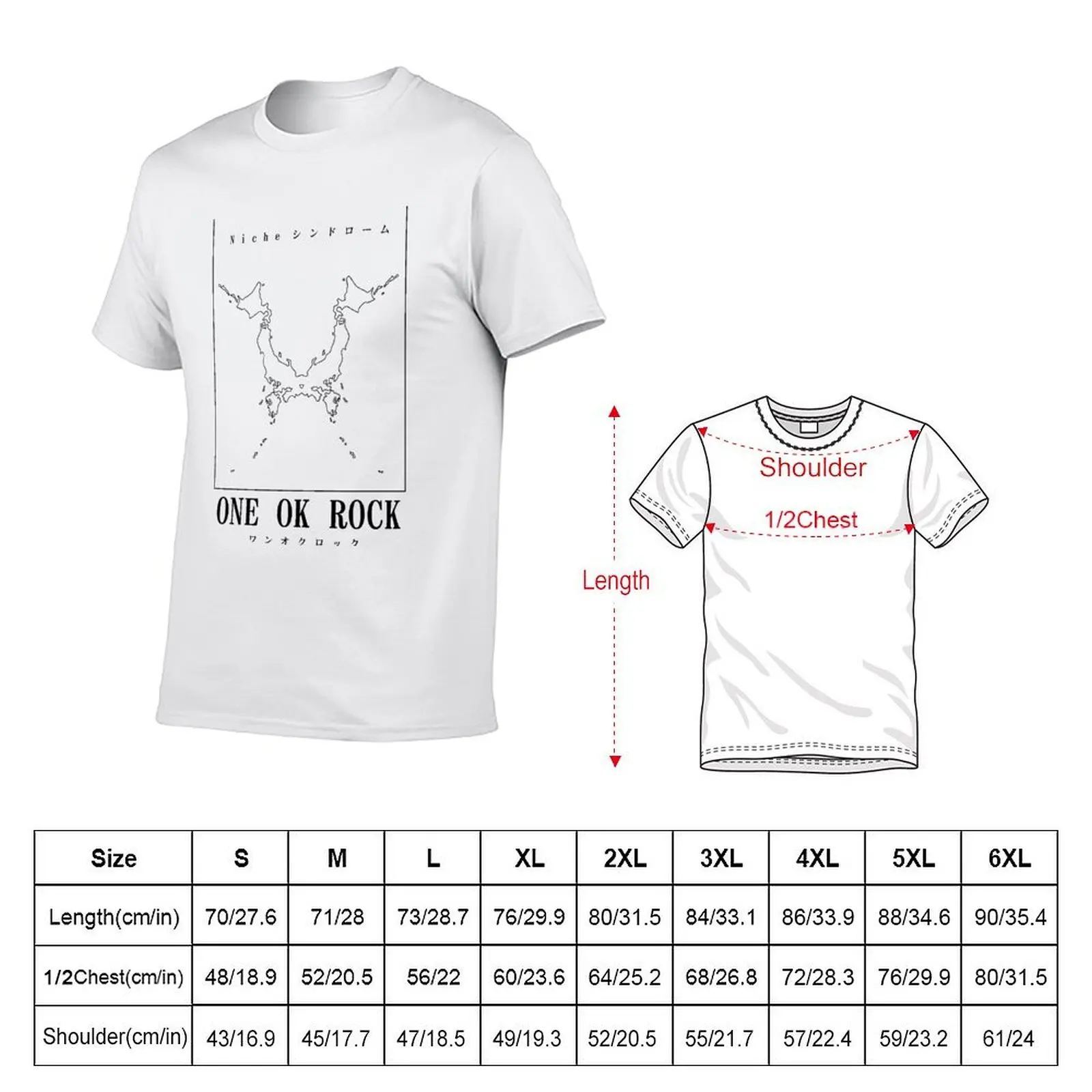One Ok Rock Niche Syndrome T-Shirt Comfortable Daily Wear Tee