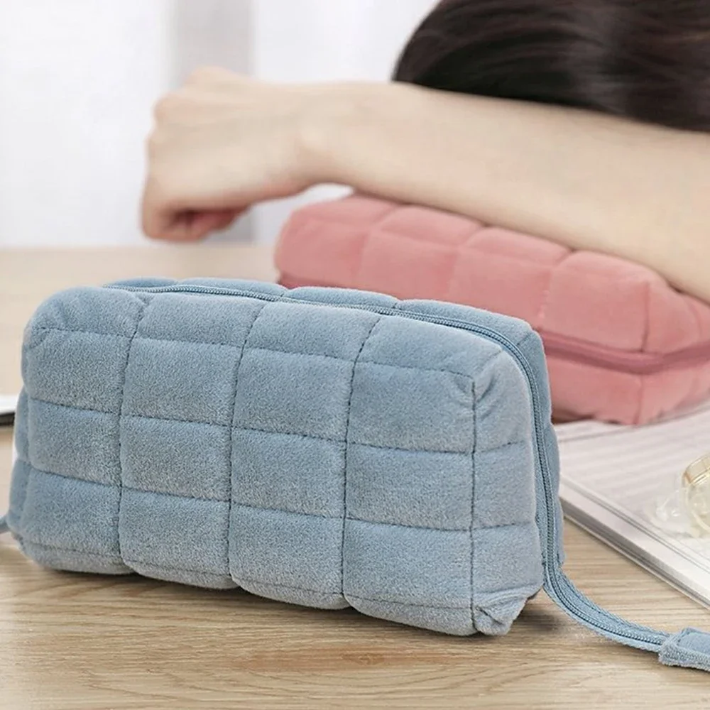 1pcs Japan Kokuyo Pillow Bag Storage Bag NEMU NEMU Cute Student Soft Comfortable Multi Functional Storage Bag Stationery