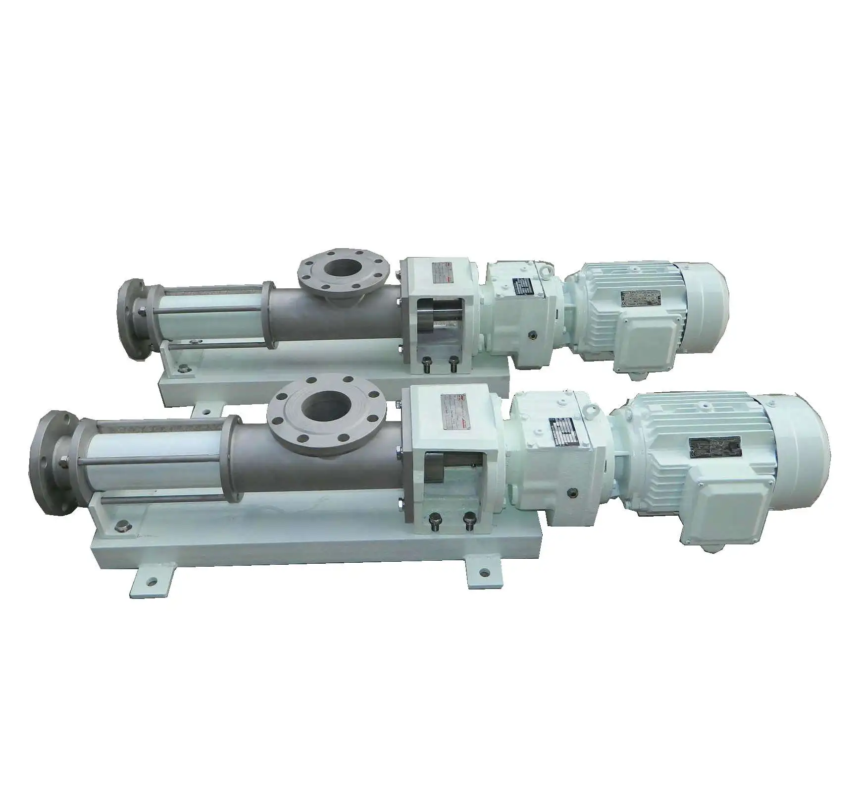 Smart 304/316 Stainless Steel Food Grade Screw Grease Mud Slurry Twin Screw Pump