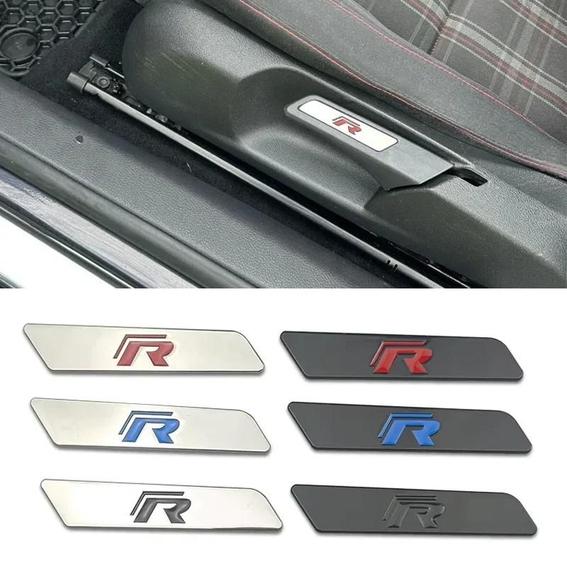 Car Styling 3D Sticker Lift Wrench Handle Seat Decals for Volkswagen R Line Tiguan Bora Jetta Golf Magotan Sharan Passat CADDY