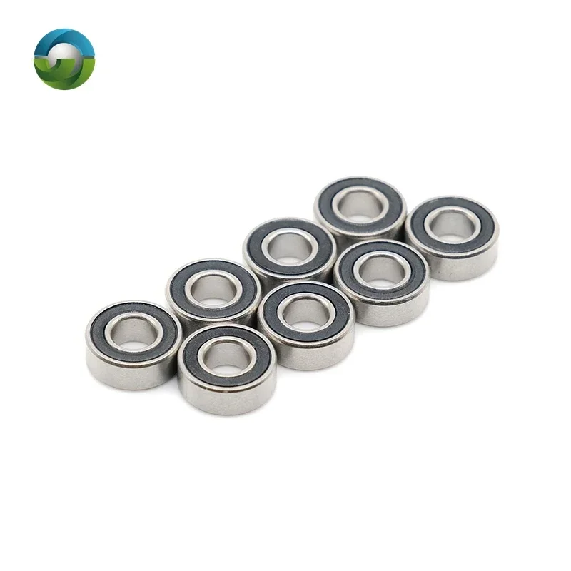 10PCS 698RS Bearing  8x19x6 mm ABEC-7 Hobby Electric RC Car Truck 698 RS 2RS Ball Bearings 698-2RS Black Sealed