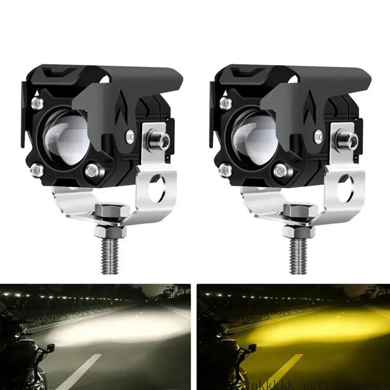 

XXFF LED Motorcycle Scooter Car Headlight Working Spot Light Universal Fog Lamp High-brightness Driving Lamp 9-36V Waterproof