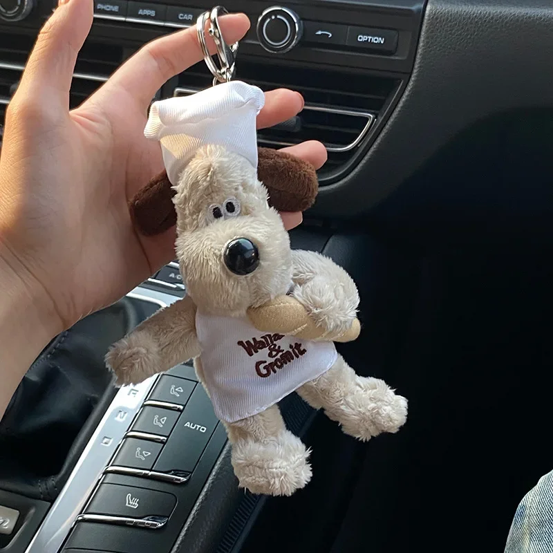 Pilot Dog Doll Bag Accessories Keychain Cartoon Puppy Pendant