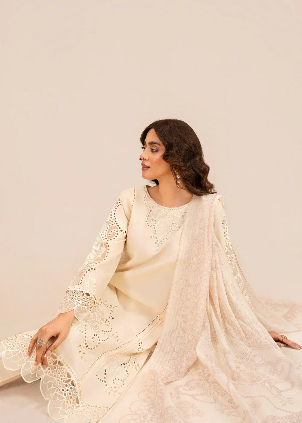 Pakistan Indian Women's 3-Piece Traditional Clothing Set Pure Cotton Ethnic Wear Comfortable Casual muslim Outfit