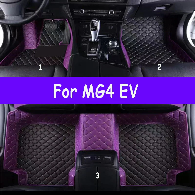 

Автомобильные коврики для MG4 EV MG Mulan EH32 2022 2023 2024, кожаный коврик для хэтчбека Cubre Pisos Para Autos, автомобильные аксессуары для интерьера