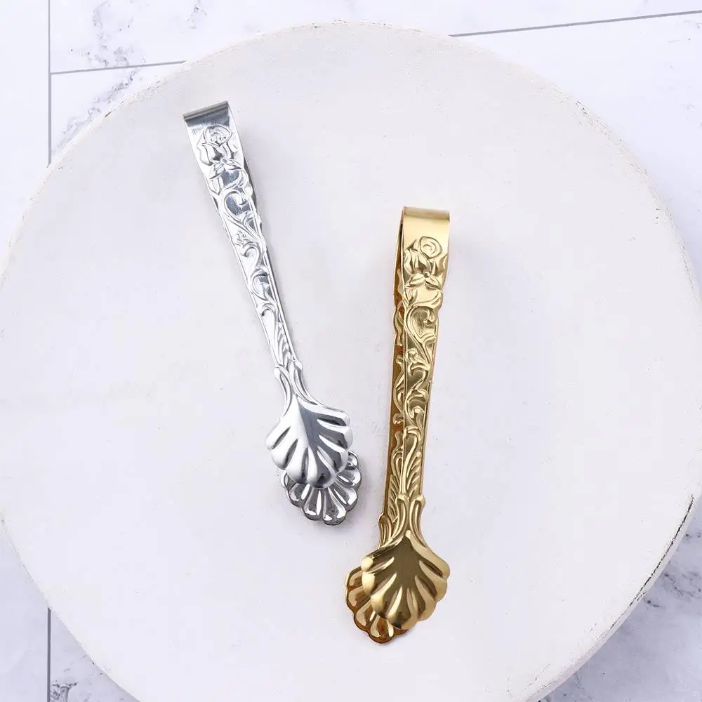 Party Mini Bread Dessert Tea Bar Utensil Food Serving Clip Cube Sugar Tongs Ice Tongs Kitchen Accessories