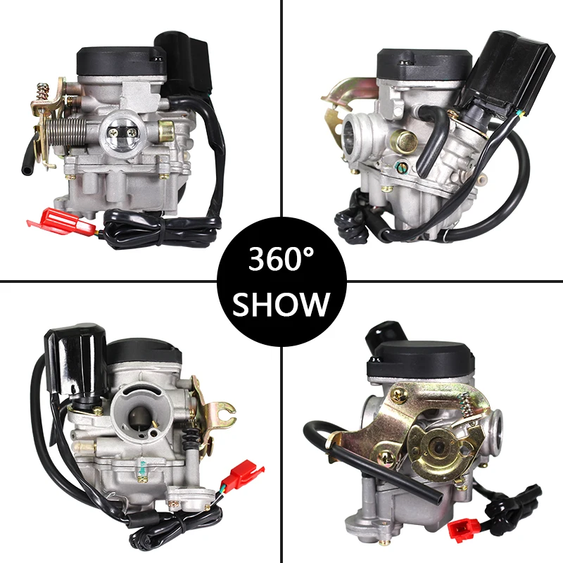 DXUFIT 4 STROKE 18mm Carburetor for Scooter Carb GY6 50cc-80cc Chinese 139QMB Moped Motocross Trimmer Pocket Bike Carburetor