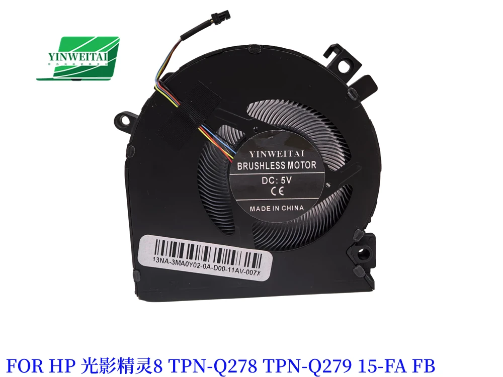 

НОВЫЙ ВЕНТИЛЯТОР HP Light and Shadow Spirit 8 Victus 15-FA 15-FB TPN-Q278 Q279 Вентилятор N17903-001 N17902-001 N13304-001 DFS5K22B056737 FPJY