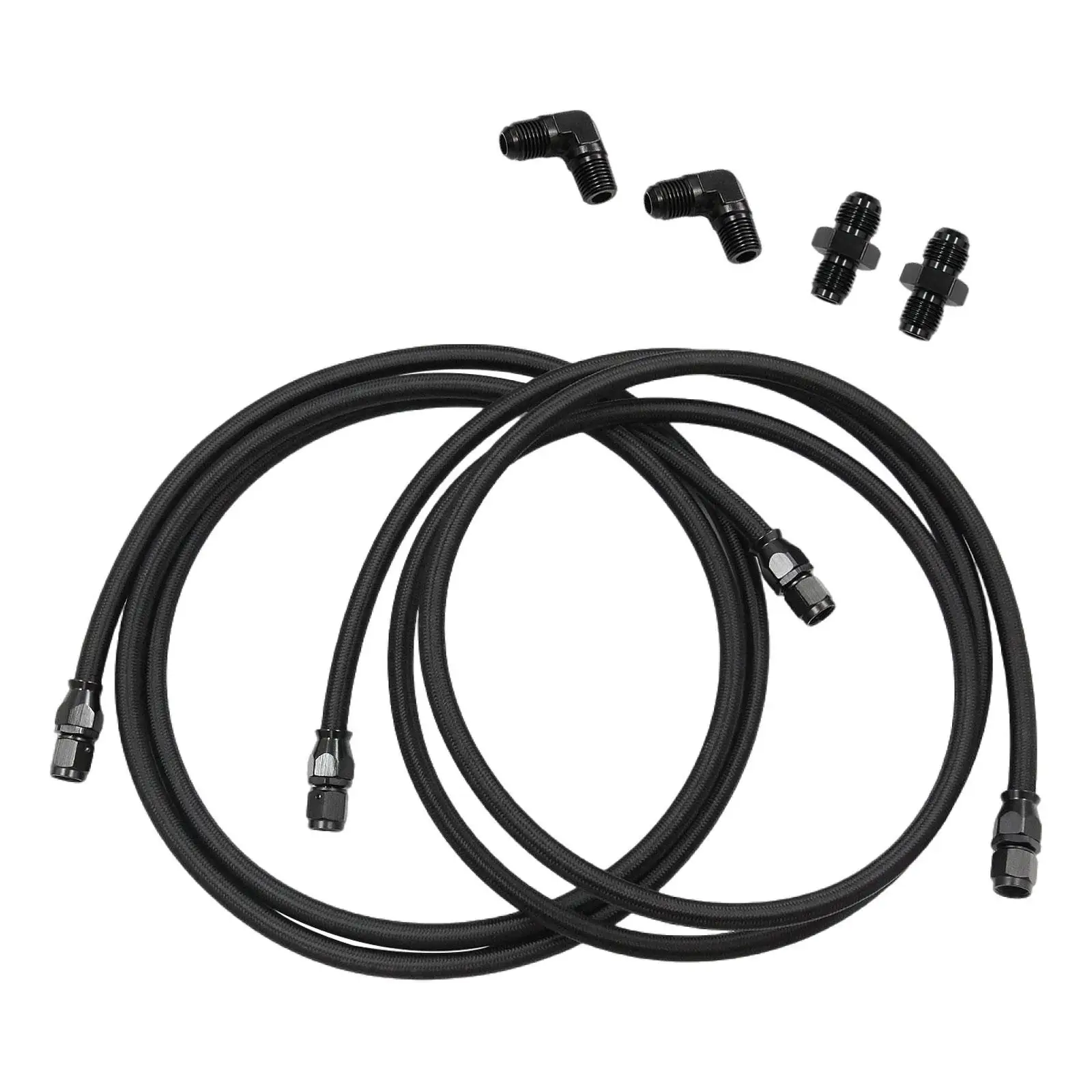 Transmission Cooler Hose Connector Kit Compatible with 4L60 700R4 TH350 TH400