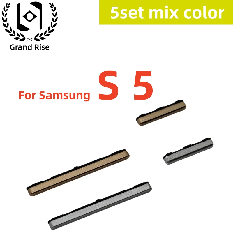 5 Set Side Volume Button + Power On/Off Button Key for Samsung Galaxy S3 S5 S6 S7 Edge G925 G920 G930 G935 image 3