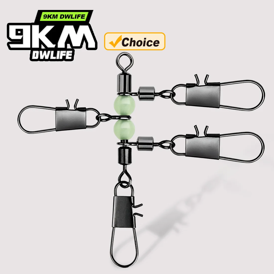 Fishing Boat Trailer - 9KM ชุด 10 ชิ้น ข้อต่อสายตกปลาแบบ 4