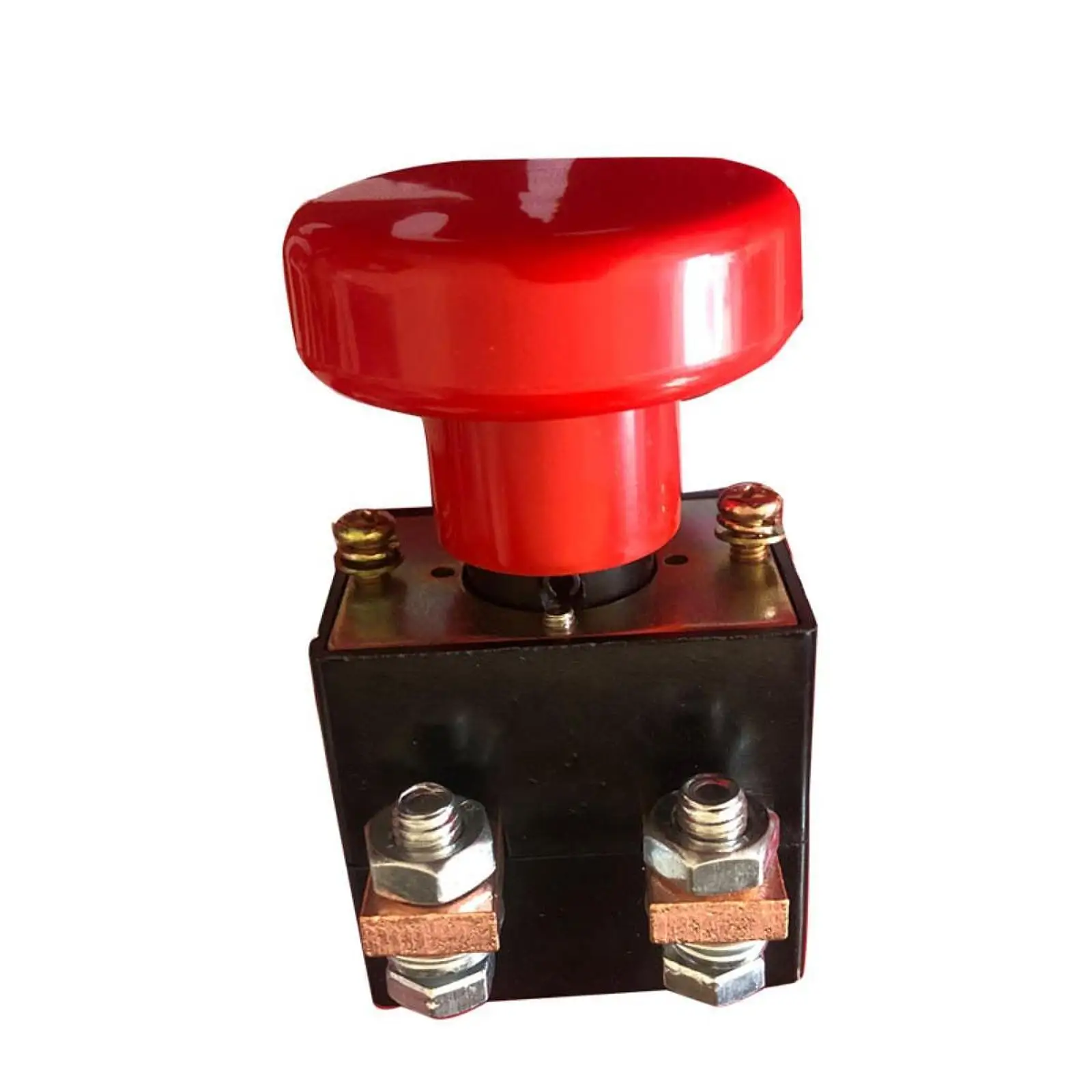 Red E Stop Switch Plastic Emergency Disconnect Button for Automobile Forklift Power Off Protection