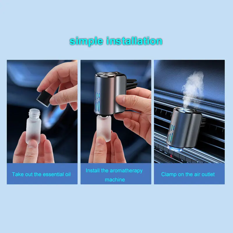 Aromatherapy Refill Kit 10ml Essential Oils for Aroma Diffuser Air Humidifier Car Air Vent Fragrance Oil Replace Accessories