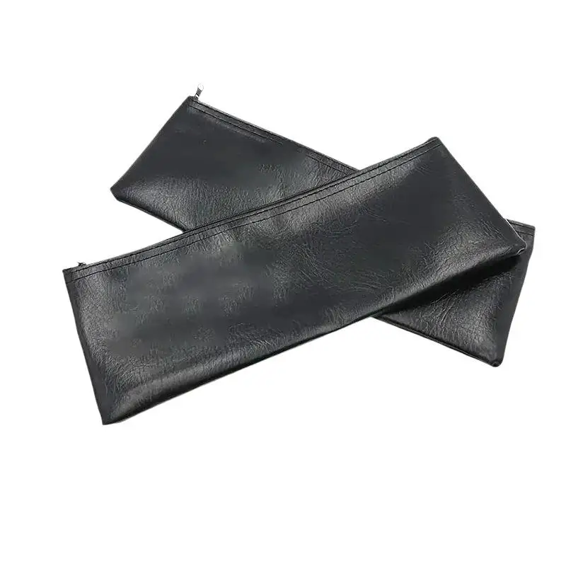 Faux Leather Mic Protective Bag Scratch Resistant Portable Storage Pouch for Karaoke Live Streaming Studio Recording