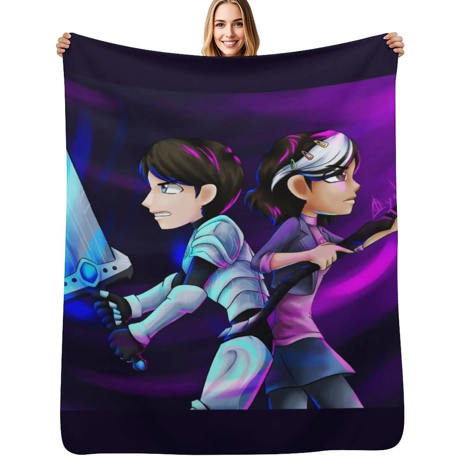 Back To Back Throw Blanket Spring Fall Cozy Throw Blanket for Couch