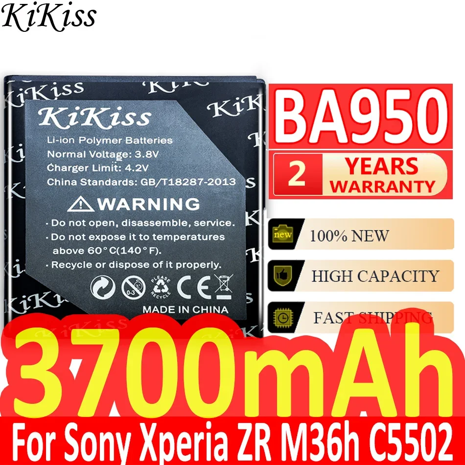 KiKiss Battery For Sony Xperia 5 Xperia5 10 III 10III X10III pro L S36h TX LT29i S LT26i ZR SO-04E M36h C5502 U ST25I st25a st25