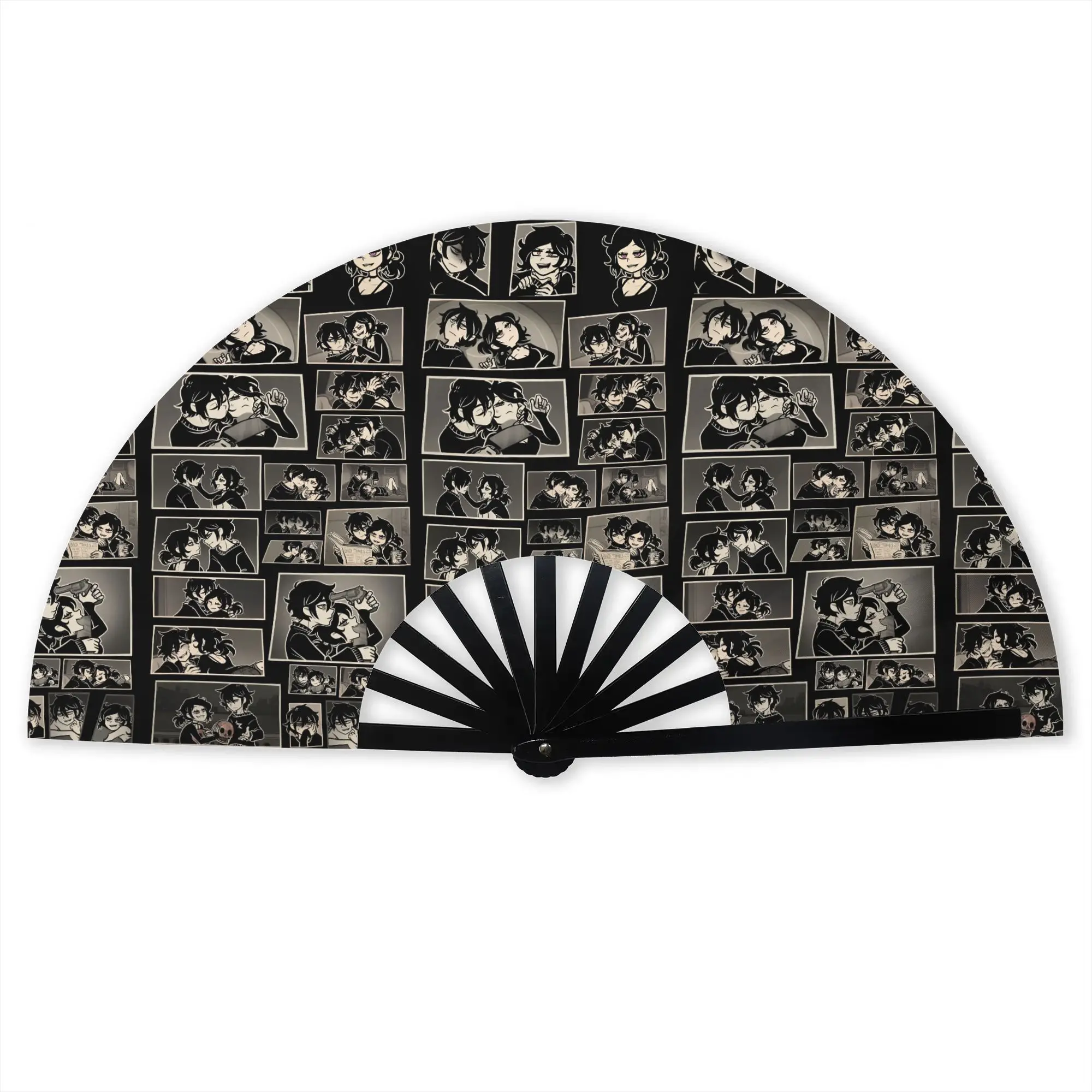 Custom Comic A-Andys L-Leyleys Movie Hot Hand Fan Promotional Gift Event Souvenir  Durable Folding Fans Unique Bulk Pack Fan