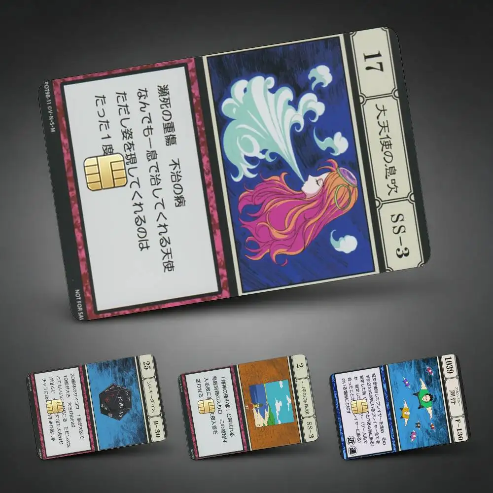 HXH Angel s Breath G I  Sticker Decoration Creative Bank Card Bus Metro Waterproof Sticker
