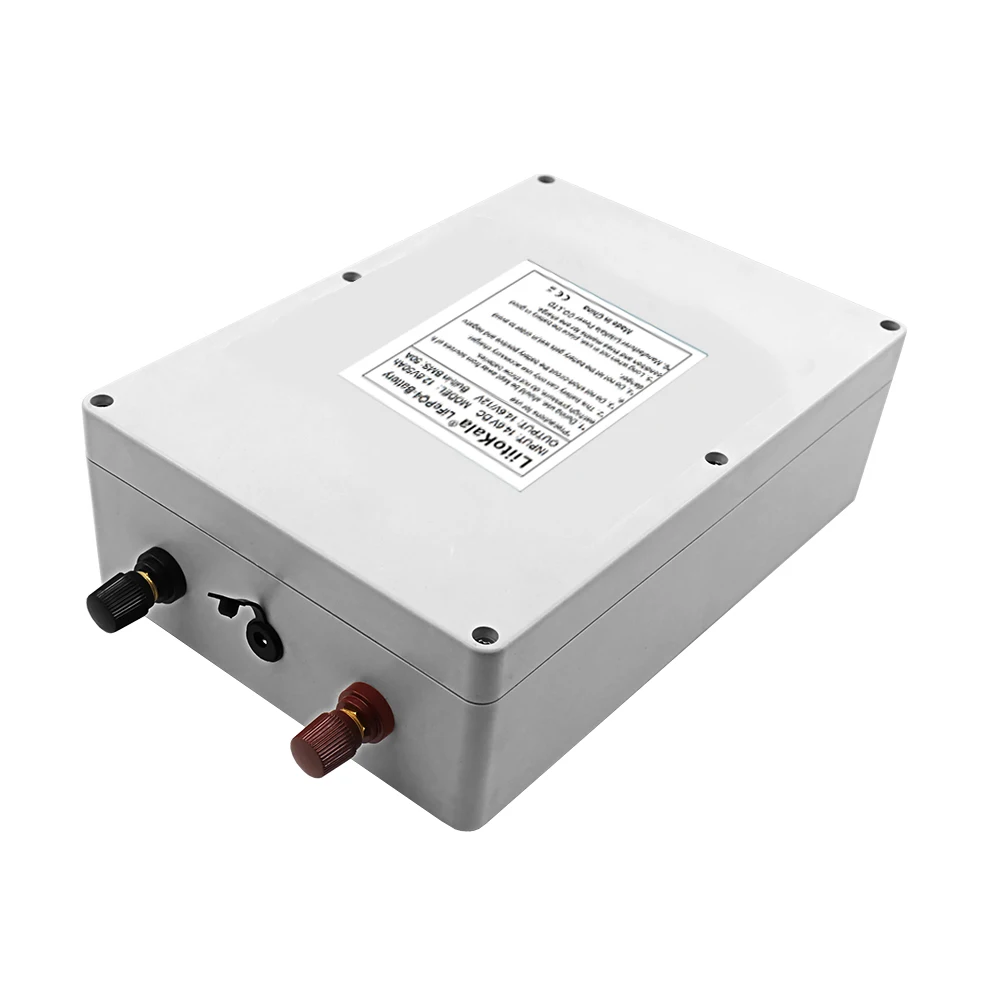 LiitoKala 32700 Lifepo4 Battery Pack 4S7P 12.8V 50Ah with 4S 100A  BMS for Electric Boat and Uninterrupted Power Supply 12V