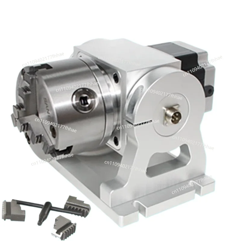 Laser Marking Machine A Axis, Fourth Axis, Adjustable Elevation Angle, Planetary Deceleration 10:1