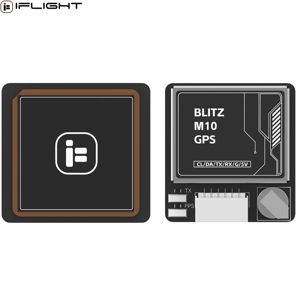 IFlight BLITZ M10 GPS bussola integrata ad alta precisione QMC5883L Antenna in ceramica per RC Airplane FPV droni a lungo raggio parti fai da te