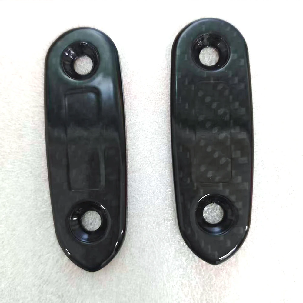For Yamaha YZF R3 R15 V3 V4 2017-2025 Carbon Fiber Accessories Mirror Hole Decorative Cover Rearview Base Baffle Eliminators Cap