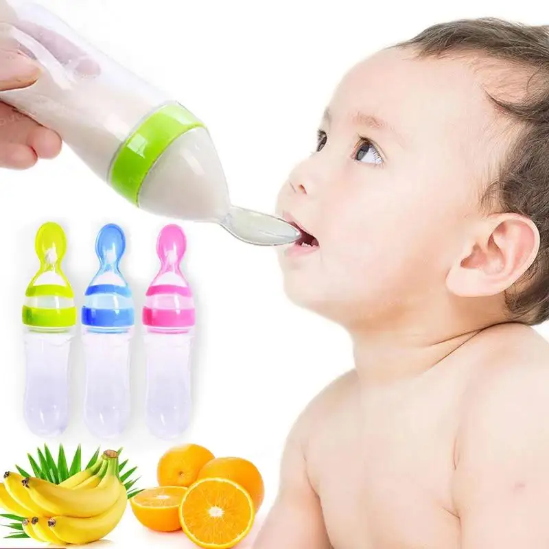 

Food-grade silicone material, soft and non-injurious to the mouth, can be used for newborns to feed and water, easy to feed.