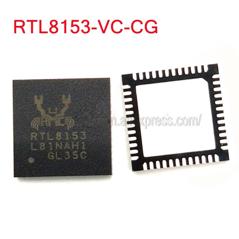 5PCS Gigabit NIC driver chip RTL8153-VC-CG QFN48 Brand new original Ethernet controller chip RTL8153-VC-CG